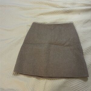 Club Monaco Camel Wool Mini Skirt